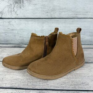 Tucker + Tate Faux Suede Tan Ancle Boots Sz 13